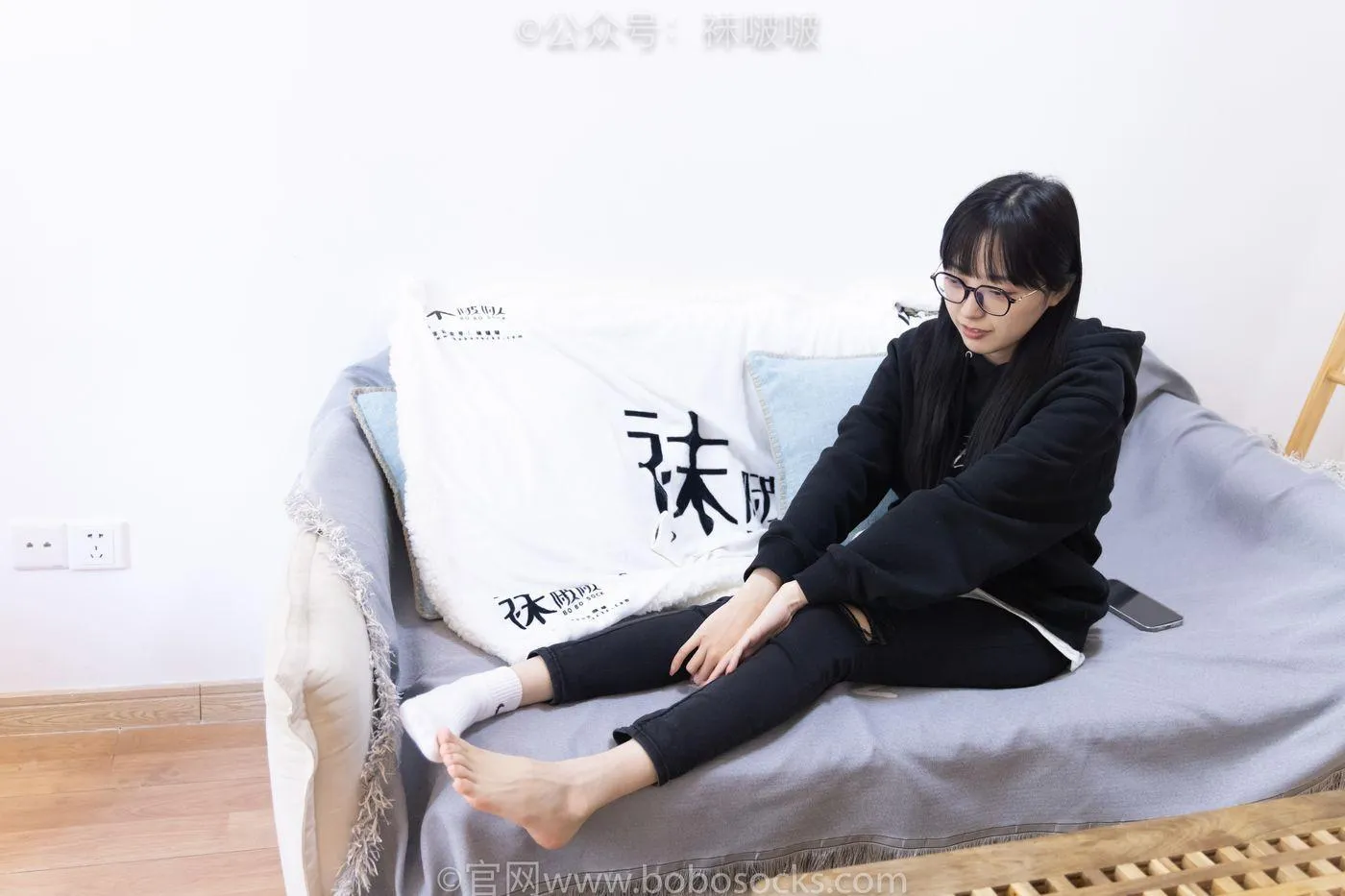 [BoBoSocks袜啵啵]NO.061 稚予-短靴、白棉袜、裸足 [145P]插图6